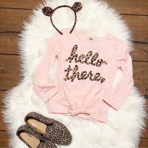 Old Navy Leopard Print Shirt